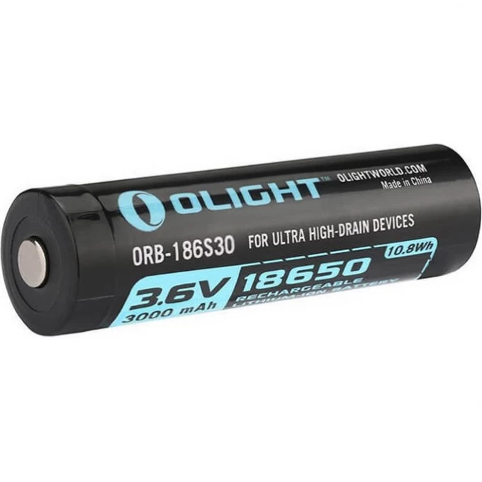 Аккумулятор Li-ion OLIGHT HDC ORB-186S30 18650 3,7 В 3000 mAh 927345 Аккумулятор Li-ion OLIGHT HDC ORB-186S30 18650 3,7 В 3000 mAh 927345